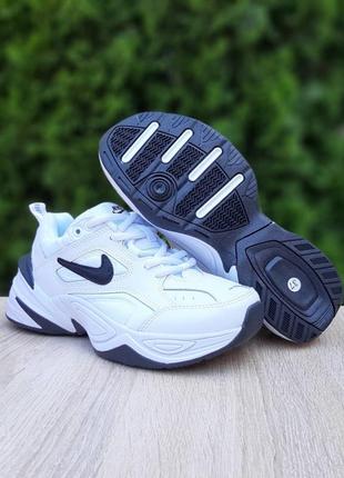 Жіночі кросівки nike m2k tekno white black найк білого з чорним кольорів5 фото