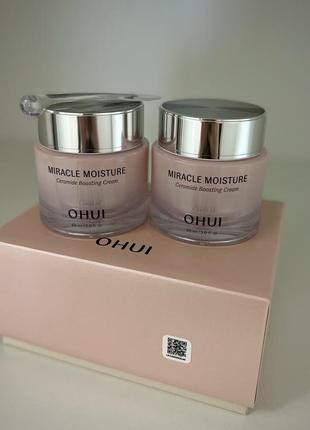 Ohui miracle moisture ceramide boosting cream5 фото