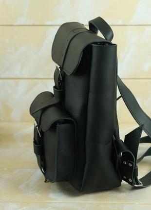 Жіночий рюкзак "джун", шкіра grand, колір чорний4 фото