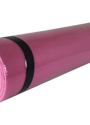 Йогамат, коврик для йоги m 0380-3 материал eva (розовый) от imdi