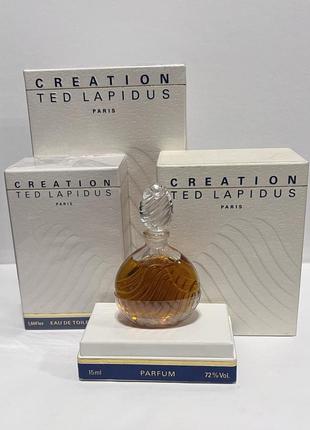 Creation ted lapidus духи 15 мл винтаж оригинал