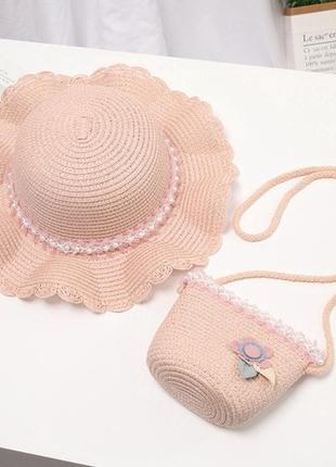 Шляпка и сумка для девочек