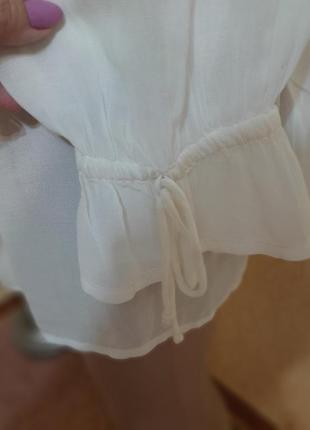 Шикарная вискозная блуза в викторианском стиле6 фото