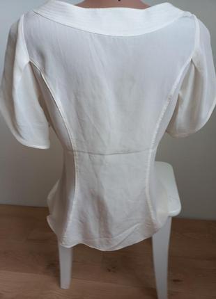 Karen millen шелковая блуза 100% шелк 10-размер9 фото