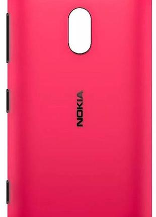 Задняя крышка nokia 620 lumia в сборе с боковыми кнопками, разъемом гарнитуры красный оригинал