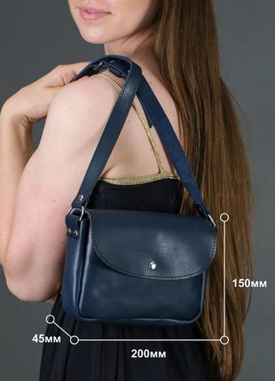 Шкіряна жіноча сумочка мія, шкіра grand, колір бежевий7 фото