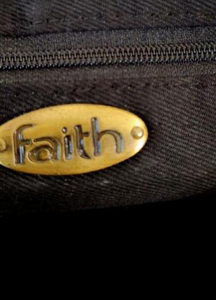 Faith шкіряна сумка багет6 фото