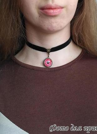 Чокер флаг мугивар из аниме ван пис one piece