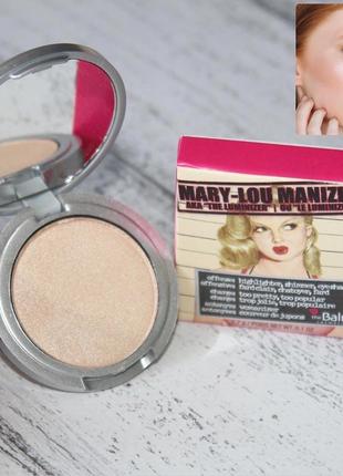 Thebalm mary-lou manizer хайлайтер - тіні для повік 2,7гр