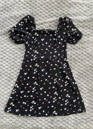 Платье женское в цветочки