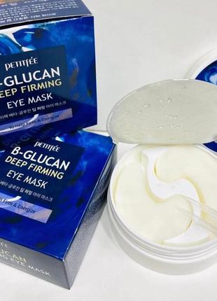 Суперукрепляющие патчи под глаза с бета-глюканом, petitfee&amp;koelf b-glucan deep firming eye mask