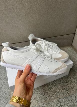 👟 кроссовки onitsuka tiger white / наложка bs👟