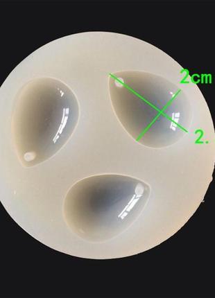 Молд силиконовый для отливки овальных форм2 фото