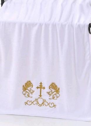 Полотенце махровое для крещения