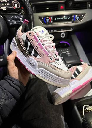 Крутезні кеди adidas 2000 white/pink