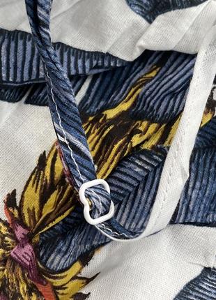 Новая дизайнерская блуза майка руспашенка h&amp;m desmond &amp;dempsey xl швеция 🇸🇪8 фото