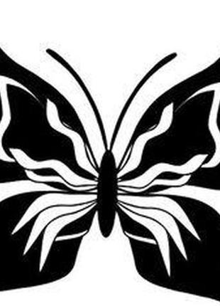 Акриловий штамп. метелик-3 6,2х3,9см1 фото
