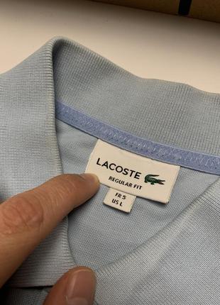 Поло футболка lacoste (нові колекції)3 фото