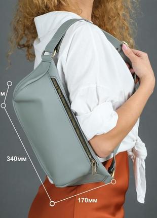 Женская кожаная сумка "модель №56 мини", кожа grand, цвет черный7 фото