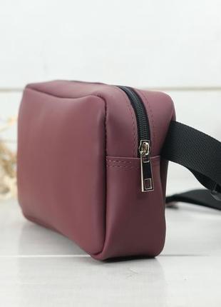 Жіноча шкіряна сумка "модель №58", шкіра grand, колір бордо4 фото