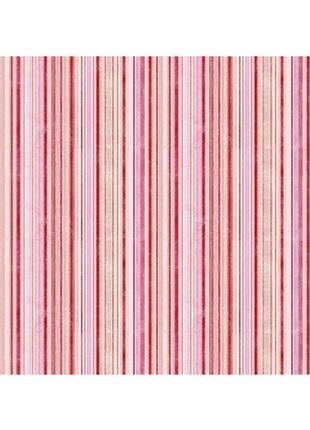 Папір для декупажу 21х30 см фон. рожеві смуги1 фото