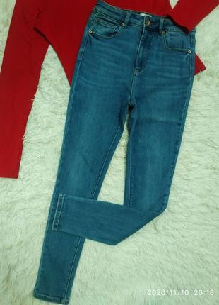 Джинси стрейч з високою посадкою