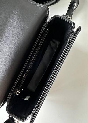 Сумка celine черная кожаная