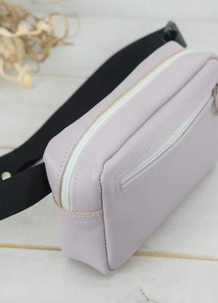 Женская кожаная сумка "модель №59", гладкая кожа, цвет фиолетовый2 фото