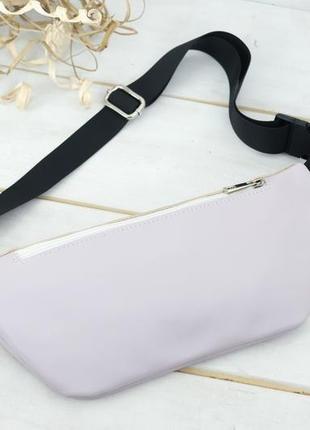 Женская кожаная сумка "модель №60", гладкая кожа, цвет фиолетовый2 фото