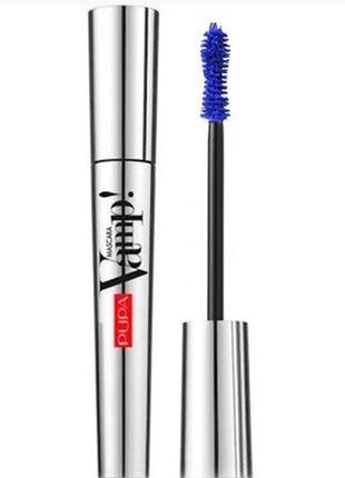 Тушь для ресниц pupa vamp! mascara 301 electric blue, 9 мл