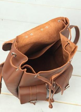 Жіночий шкіряний рюкзак "джейн", шкіра grand, колір віскі6 фото