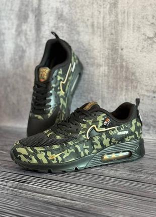 Мужские кроссовки nike air max 90 camo8 фото