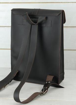 Женский кожаный рюкзак "сидней", кожа grand, цвет шоколад5 фото