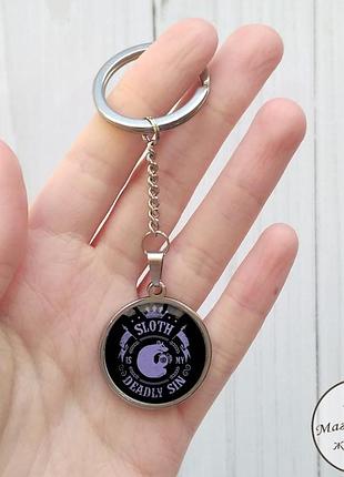 Брелок ведмежий гріх лінь з аніме сім смертних гріхів добірка 2