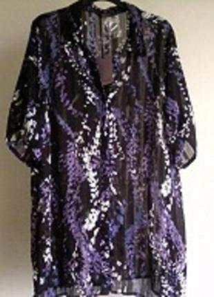 Шифоновая бшифоновая блузка, bm, 54 размерлузка, bm, 54 размер