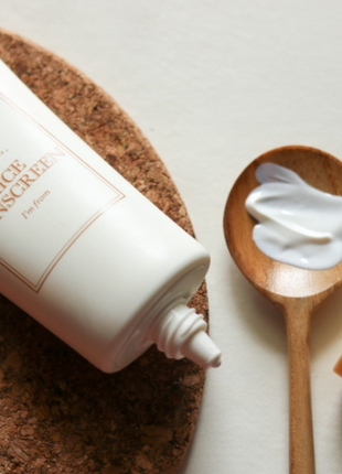 Минеральный солнцезащитный крем i'm from rice sunscreen spf50+ pa++++ (50 мл)3 фото