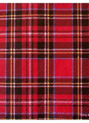Серветка шотландка фонова (мал.) 2-78881 фото