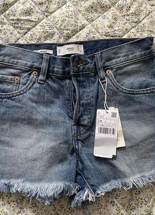 Шорты джинсовые mango xs 4