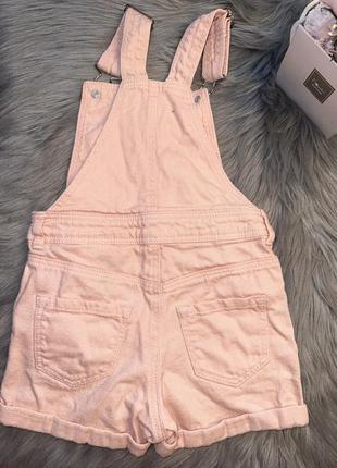 Стильний фірмовий джинсовий літній комбінезон шорти для дівчинки 2/3р h&m8 фото