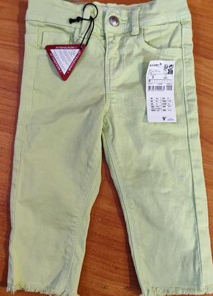 Узкие укороченные брюки стрейч kiabi9 фото