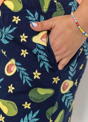 Пижама женская батал, цвет персиково-синий, 219rm-80055 фото