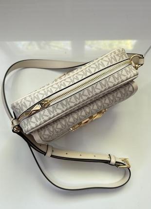 Молочная сумка parker medium vanilla michael kors4 фото