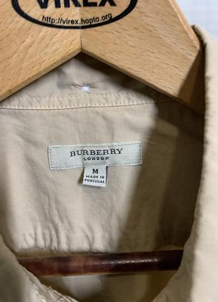 Burberry трендовая рубашка песочного цвета размер m5 фото