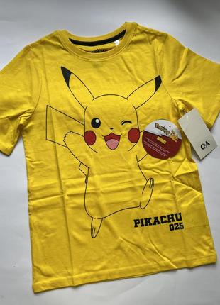 Комплект футболок для хлопчика 134 см pokemon,pikachu4 фото