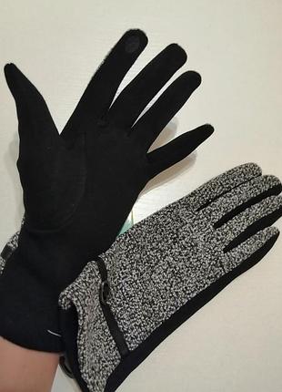 Рукавички теплі красиві сенсорні2 фото