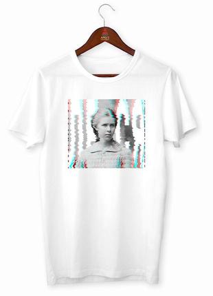 Футболка з патріотичним принтом "леся українка. фото леся українка" push it