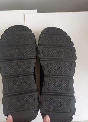 Кроссовки из замши и кожи, цвет черный, размер 39-25,5 см8 фото