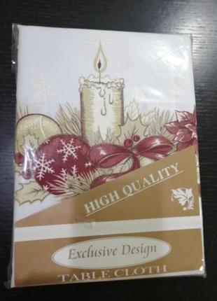 Новогодняя скатерть 110*150,пр-во польша