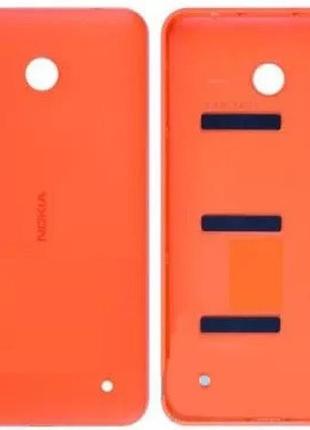 Задняя крышка nokia 630, 635, 636, 638 lumia dual sim с боковыми кнопками оранжевая