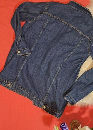 Джинсовый удлиненный пиджак, джинсова куртка mango размер xs-s   можно и на м7 фото